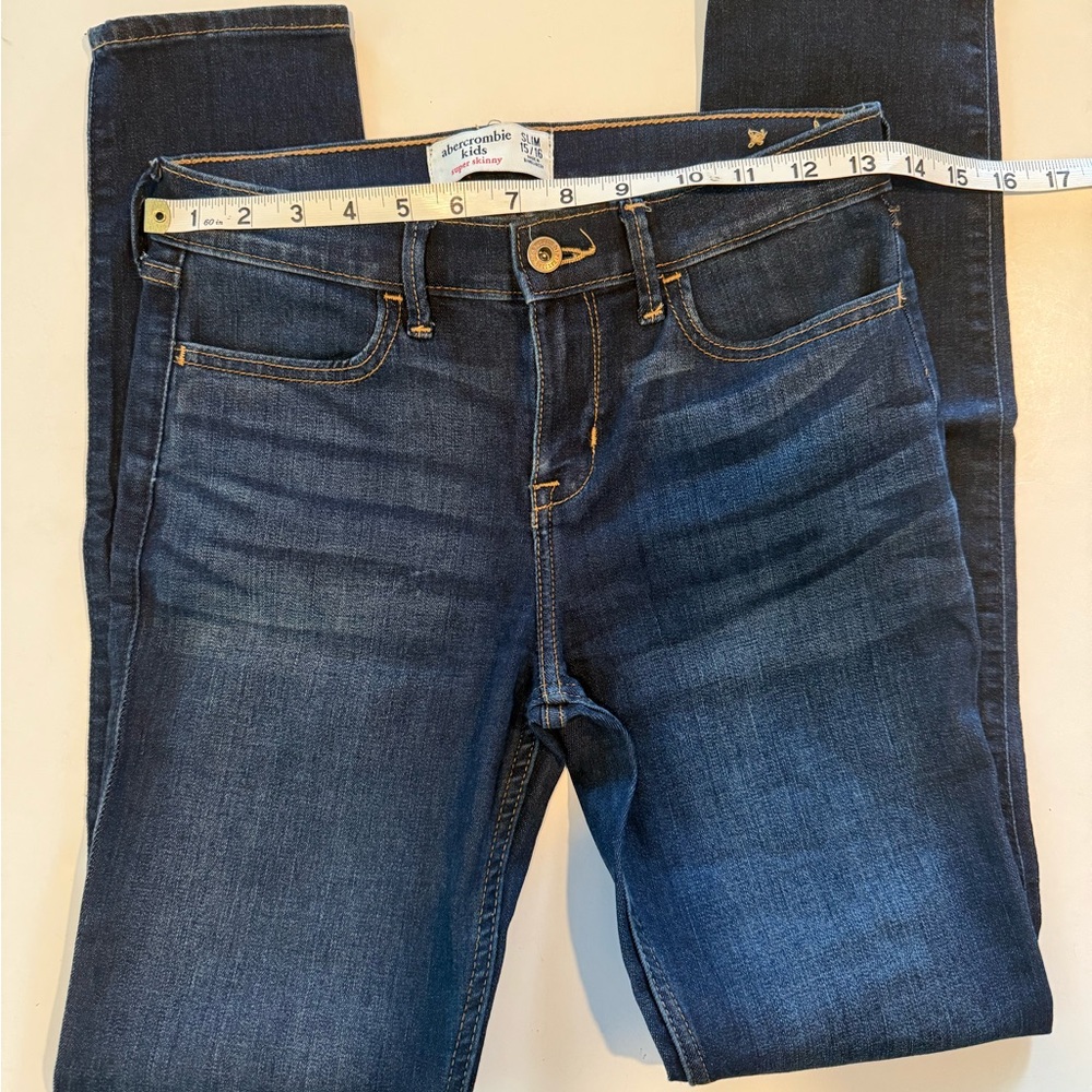ABERCROMBIE KIDS GIRLS SUPER SKINNY JEANS SIZE 15/16 SLIM